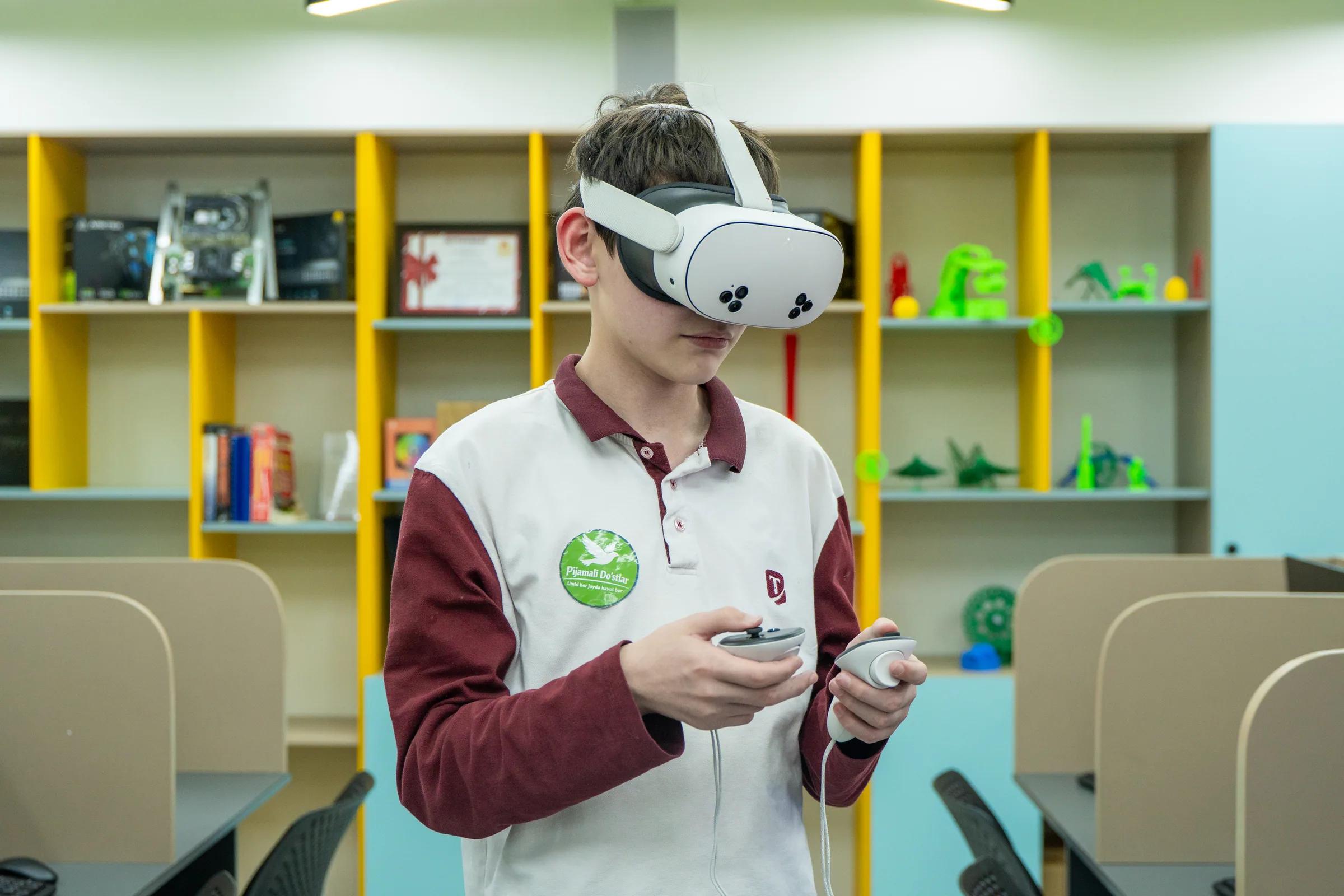 Занятие в VR-лаборатории